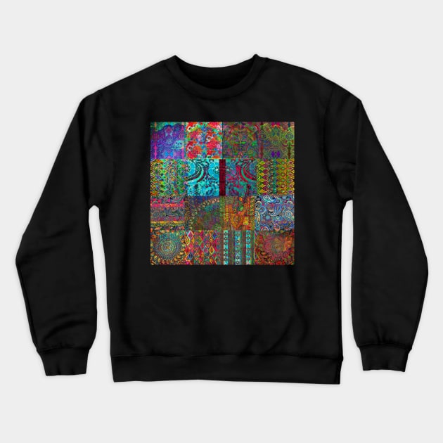 Bohemian wonderland Crewneck Sweatshirt by visionarysea